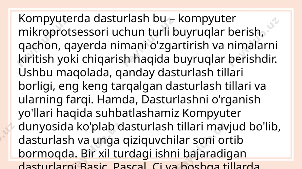 kompyuter dasturlash tillari - Page 3