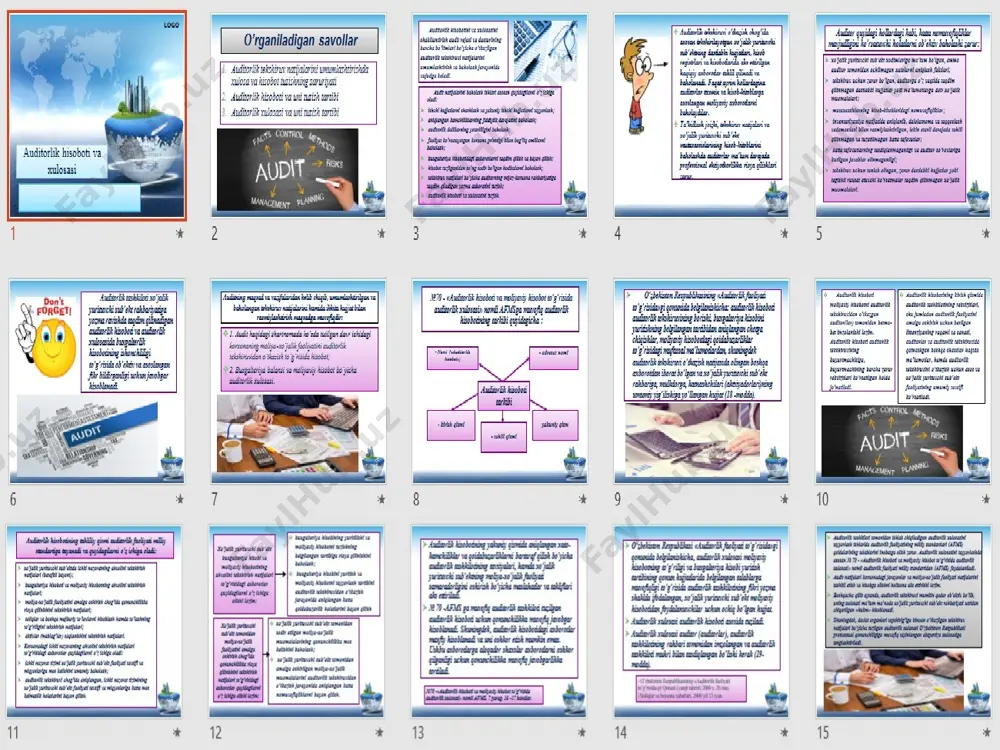 auditorlik hisoboti va xulosasi - Page 3