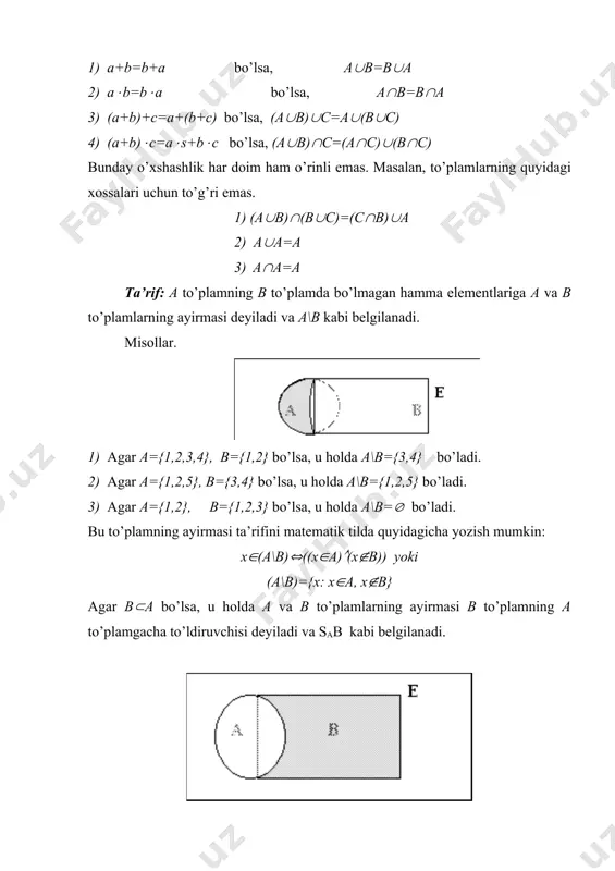 to’plаm vа ulаr ustidа аmаllаr - Page 5