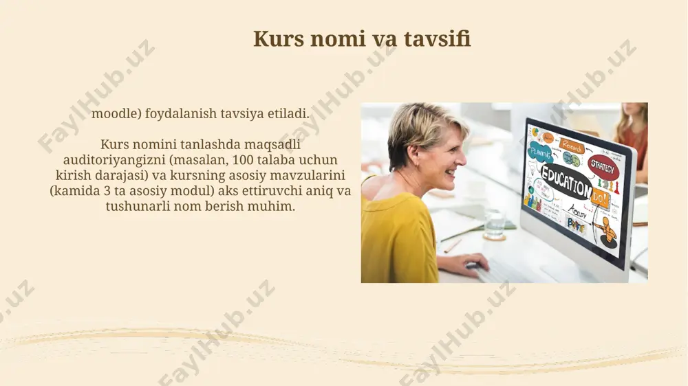 lms moodleda kurs yaratish va uni sozlash - Page 5