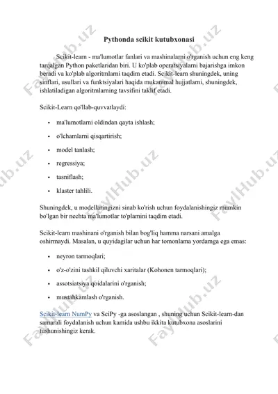 phytonda scikit kutuxonasi — DOCX