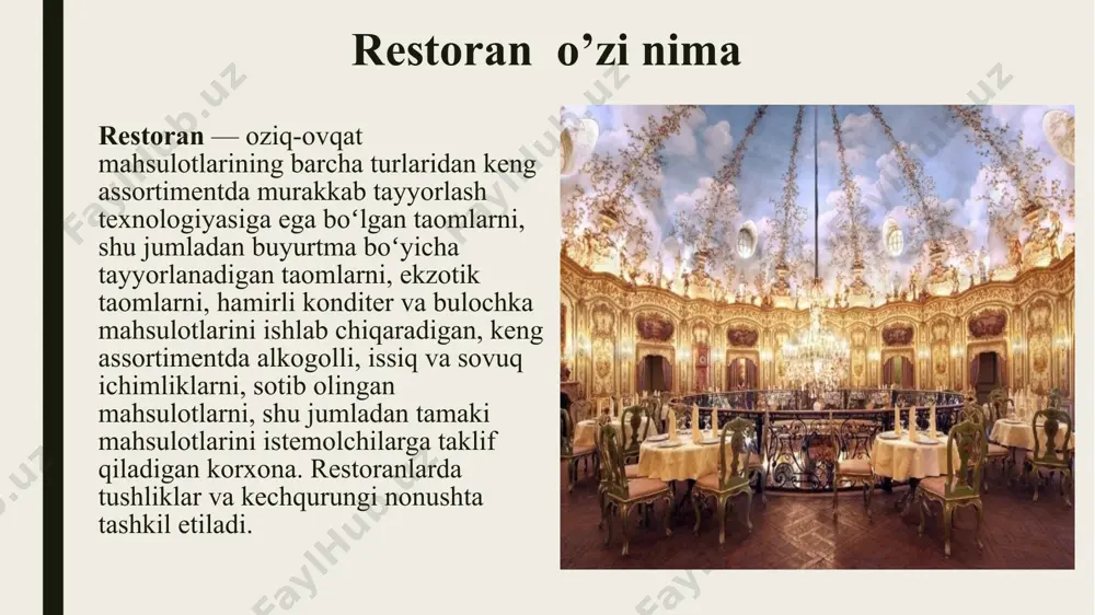 rlangan ingredientlar xonasi: endi qozon osti bilan jihozlanmagan, lekin shaxsiy buyurtma asosida tayyorlangan avtomatik idish mashinasi. buyurtma berishda mijozlar mos keladigan ta'mni tanlashlari mumkin. shaxsiy ehtiyojga qaramay, "kenevir qo'shing, achchiq qo'shing" yoki "kamroq tuz, ozroq yog '", xom ashyo, yordamchi materiallar va yangi materiallarning aniqligi 0,5 g ga aniq moslashtirilishi mumkin. konfiguratsiya, mashina turli xil lazzatlarni chaqiradi. orqa oshxona uchun konsol: haidilao smart restoran oshxonani integratsiyalashgan boshqaruvini amalga oshirish uchun yangi ishlab chiqilgan ikms tizimidan (oshxona boshqaruvining aqlli tizimi) foydalanadi. oshxonaning aqlli miyasi singari, ikms aqlli oshxonaning barcha jihatlari to'g'risidagi ma'lumotlarni to'plashi, ma'lumotlarni ko'p o'lchovlarda tahlil qilishi va ishlaydigan holat, ishlab chiqarish holati, inventarizatsiya holati va oshxonaning saqlash muddatini real vaqt rejimida birlashtirishi mumkin. aqlli oshxona. boshqarish. hayotda bir marta bo‘lsa ham borish zarur bo‘lgan restoranlar 1) g‘orda ovqatlanish, grotta palazzese restorani, puglia, italiya 2) jirafalar bilan nonushta, langata, keniya 3) okeanning besh metr tubidagi kechki ovqat, itha suv osti …