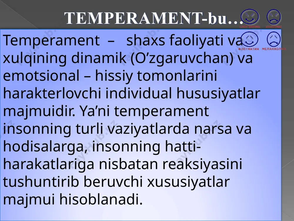 aydovchi… melanxolik – barcha aniq fan sohalari, sanatkor, rassom, tikuvchi, kompozitor, yozuvchi, bugalter, kompyuterchi… e’tiboringiz uchun raxmat..! savollar..? image10.png image11.gif image2.gif image3.gif image4.gif image5.gif image6.gif image7.gif image8.gif image9.gif image12.png image13.jpeg image14.jpeg image15.jpeg image16.jpeg image17.jpeg image18.png image19.png image20.png image21.png image22.jpeg image23.jpeg image24.wmf image25.jpeg image26.wmf image27.jpeg image28.wmf image29.jpeg image30.gif image31.gif image32.wmf image33.wmf image34.wmf image35.gif image36.png image37.png image46.jpeg image47.jpeg image38.jpeg image39.jpeg image40.jpeg image41.jpeg image42.jpeg image43.jpeg image44.jpeg image45.jpeg image56.gif image57.gif image58.gif image48.gif image49.gif image50.gif image51.gif image52.gif image53.gif image54.gif image55.gif image59.jpeg image60.gif image61.png image62.gif image63.gif /docprops/thumbnail.jpeg
