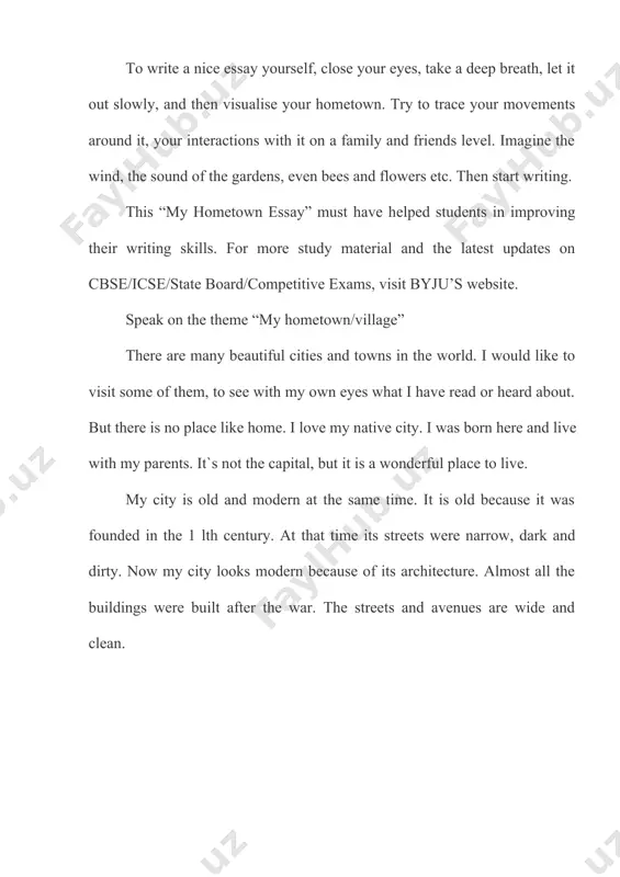 my hometown essay - Page 3