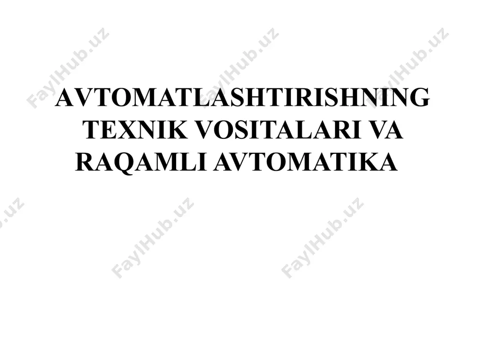 hun ishlatiladi, bu esa tobora murakkablashib borayotgan ishlab chiqarish jarayonlaridagi o'zgaruvchan o'zgarishlarni kuzatishni talab qiladi nazorat tizimlari mahsulot sifatini nazorat qilish, avtomatik yig'ish liniyalari, mashina va asboblarni boshqarish, aerokosmik texnologiyalar, signalizatsiya tizimlari, transport tizimlari, kompyuter boshqaruvi, robototexnika, inventarni boshqarish va boshqa ko'plab sohalarda ko'p miqdorda qo'llaniladi. avtomatik boshqaruv tizimlarini joriy etishning ahamiyati shundaki, ular mahsulot va xizmatlar ishlab chiqarish bilan bog'liq xarajatlarni kamaytiradi. shuningdek, ular sanoat korxonalarida ishlab chiqarish sifati va hajmini yaxshilaydi, vaqtni tejaydi va jarayon nazoratini optimallashtiradi. avtomatik boshqaruv tizimlarini boshqarish usuli va funktsional xususiyatlariga ko'ra tasniflash mumkin. boshqarish usuliga ko'ra, barcha tizimlar ikkita katta sinfga bo'linadi: oddiy (o'zini o'zi sozlamaydigan) va o'z-o'zini sozlaydigan (moslashuvchan). oddiy tizimlar , oddiy deb tasniflanadi, boshqaruv jarayonida o'z tuzilishini o'zgartirmaydi. ular eng rivojlangan va quyma va issiqlik bilan ishlov berish sexlarida keng qo'llaniladi. oddiy avtomatik boshqaruv tizimlari uchta kichik sinfga bo'linadi: ochiq tsiklli, yopiq konturli va kombinatsiyalangan boshqaruv tizimlari. ochiq tsiklli avtomatik …