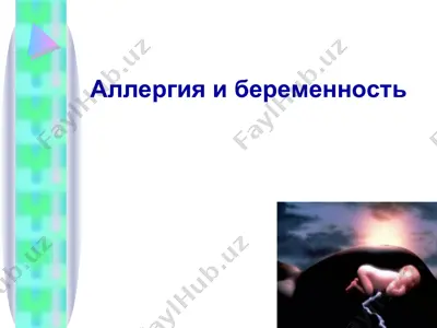 allergiya i beremennost — PPT