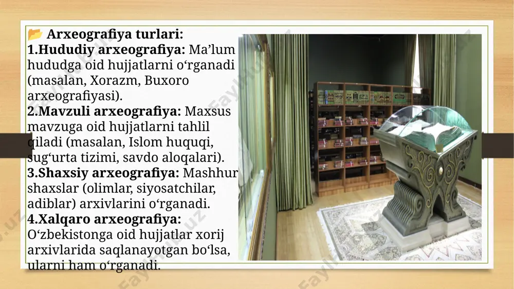 arxeografiya va uning vazifalari - Page 5