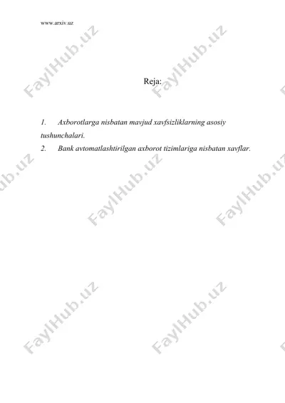 bank ishida matematik kriptografiyaning — DOC