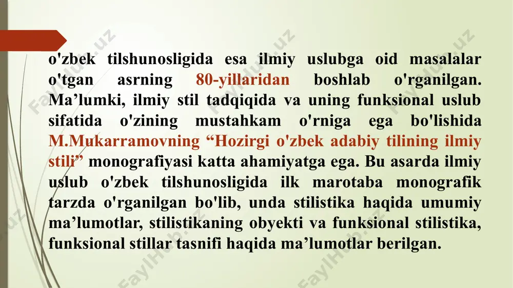 ilmiy uslub janrlari.ilmiy sharh - Page 5