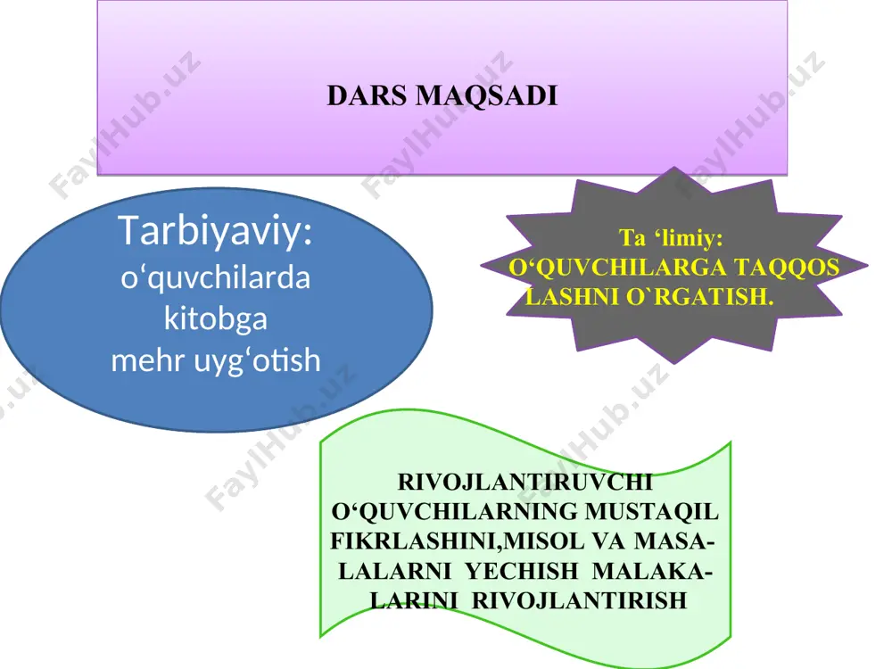matematika fanidan bir soatlik dars ishlanmasi - Page 4