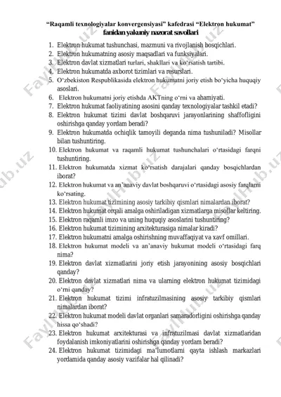 elektron hukumat — PDF