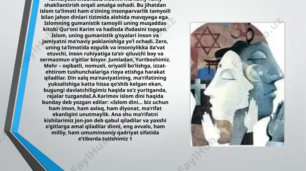 dinning ijtimoiy hayotdagi ahamiyati - Page 4
