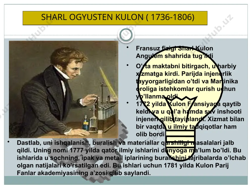 quruq ishqalanish ishqalanish hodisasini o’rgrnish qurimasi. a)tashqi ko’rinishi b)kesimi doimiy magnitlar bilan tajriba o’tkazdi magnitometr loyihasini yaratdi. yerning magnit maydoning o'zgarishini o'lchovchi asbob (kulon qurilmasi) elektrostatik tortishuvni namoyish qurilmasi e'tiboringiz uchun rahmat! image3.png image4.jpeg image5.jpeg image6.png image7.png image8.png image9.png image10.jpeg image11.jpeg image12.jpeg image13.jpeg image14.png /docprops/thumbnail.jpeg