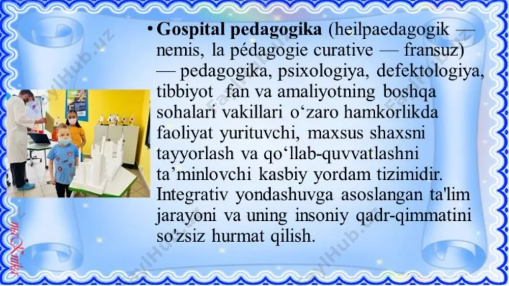 .alchiyeva, 2000 yil). qozog’istonda 2003 yilda "maxsus ehtiyojli bolalarni korreksion ijtimoiy va tibbiy-pedagogik qo’llab-quvvatlash haqida"gi qonun qabul qilindi. bu qonun asosida maxsus ehtiyojli bolalarni umumta’lim muassasalarida ta’lim-tarbiya berish, korreksion pedagogik ish olib borish maqsadida reabilitasion markazlar, psixologo-pedagogik korreksiya xonalari, maxsus maktab va maktabgacha ta’lim muassasalari qoshida qisqa muddatli (sinflar) guruxdar tashkil etildi. inklyuziv maktablarga kadrlarni tayyorlash uchun oliy ta’limga "maxsus pedagogika", "maxsus psixologiya" va "maxsus metodika“ kurslari kiritildi. xorijiy davlatlarda inklyuziv ta’lim tizimining joriy qilinishda ko’plab yutuqlarga erishilgan bo’lsada, ammo bu ta’limni joriy qilishda va samaradorligini oshirishda quyidagi muammola va kamchiliklar kuzatilmoqda: • ota-onalar uchun inklyuziv ta’lim bo’yicha o’quv qo’llanmalarning yetarlicha emasligi; • ko’plab davlatlarda inklyuziv ta’limni joriy etish masshtab davlat normativ hujjatlarida qayd qilinmaganligi; • nogiron bolalarga nisbatan jamiyatdagi salbiy munosabat; • maxsus ehtiyojli bolalarning hamjamiyatda ko’rinmaslik muammosi; • maxsus ehtiyojli bolalarning maktabda ko’rinmasliq muammosi; i • moddiy mablag’ muammolari; • ta’lim muassasalarini imkoniyati cheklangan bolalargg • moslashtirish; • …