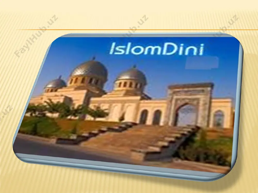 ini eng muhim tarihiy voqealaridan biriga aylantirildi. islomning vujudga kelishi, arablar orasida vahdoniyatga asoslangan dinning qaror topishi, arab qabilalarining yakka hudo – olloh g’oyasi atrofida birlashishi abdullohning o’gli muhammad nomi bilan chambarchars bog’liq. qur’oni karimda 25 nafar payg’ambarning nomi zikr etilgan. muahmmad olloh tomonidan odamlar orasidan tanlangan so’nngi payg’ambar sanaladi. muhammad ibn abdulloh (570-632) makkada quraysh qabilasiga mansub hoshimiylar xonadonida tug’ilgan. otasi abdulloh muhammad tug’ilmasdan ikki oy oldin 25 yoshida vafot etgan. muhammad 6 yosh bo’ganida onasi amina ham vafot etadi. muhammadni bobosi abd al-mutallib o’z tarbiyasiga oladi. ikki yildan so’ng bobosi ham vafot etadi. sakkiz yoshli muhammadni amakisi abu tolib o’z tarbiyasiga oladi. abu tolib tijorat ishlari bilan shug’ullanardi. muhammad ham amakisi bilan tijorat ishlari bilan shug’ullangan. 25 yoshda yamanga o’sha davrning badavlat ayoli hadicha bilan uning mollarini sotishda ko’maklashish uchun boradi. bu hamkorlik muhammad bilan hadichaning oila qurishiiga sabab bo’ladi. ular 6 nafar farzand- ikki o’g’il va to’rt …