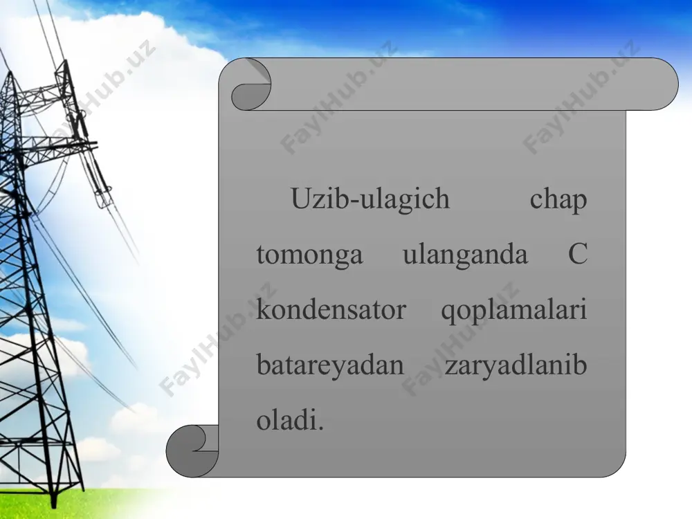 erkin elektromagnit tebranishlar (tebranish konturi). tebranish konturida energiyaning o‘zgarishi 11-sinf - Page 5