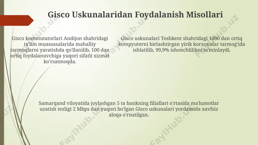 gisco tarmoq uskunalari - Page 5