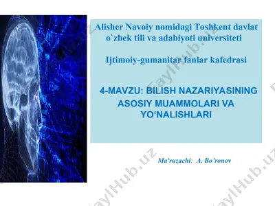 bilish nazariyasi — PPT