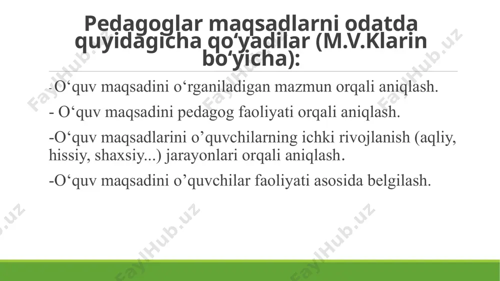 o'quv maqsadlarini shakllantirish - Page 3