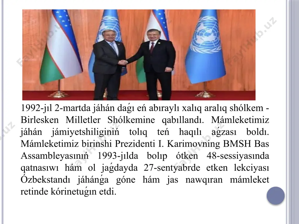 xalıq aralıq shólkemler - Page 5
