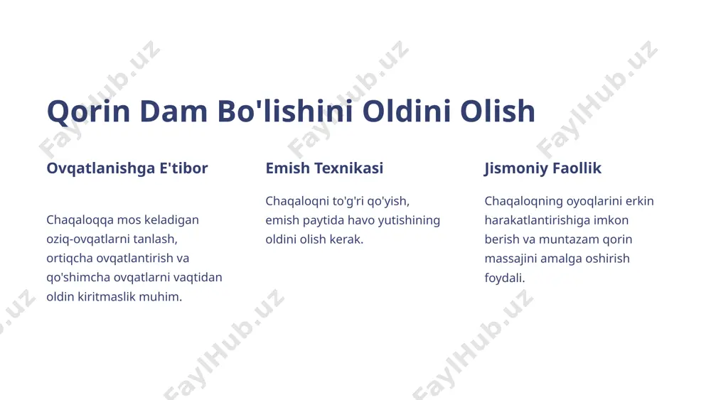 chaqaloqlarda qorin dam bo’lishi - Page 5