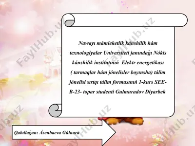 qaraqalpaq tiliniń leksikalıq qatlamları — PPTX