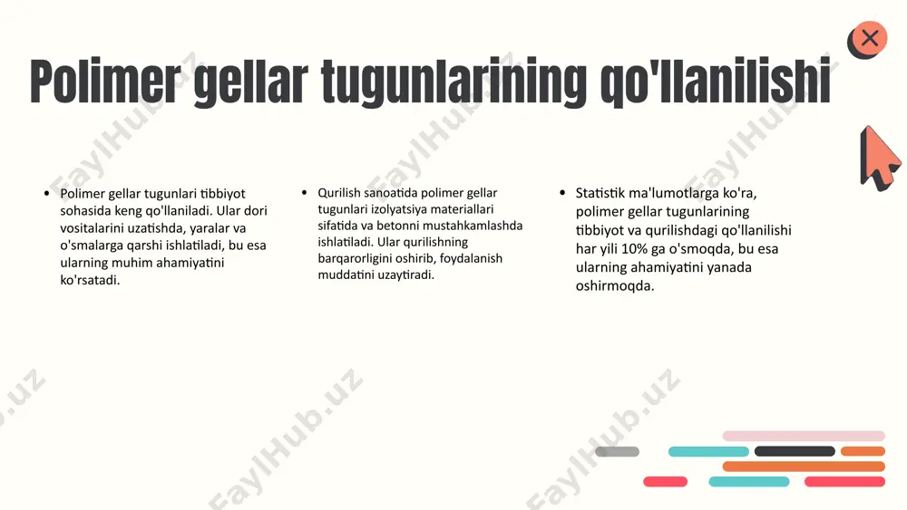 polimer gellar tugunlar va kristall yacheykasi - Page 5
