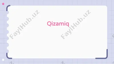 qizamiq — PPTX