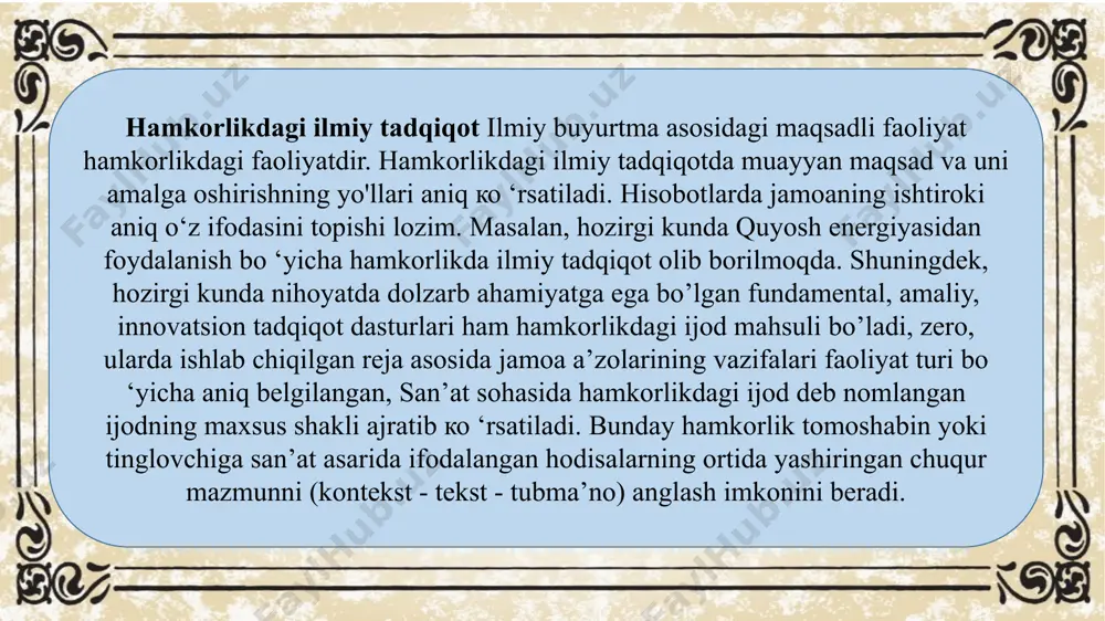 magistrlik dissertatsiyasi ilmiy tadqiqot turi sifatida - Page 5