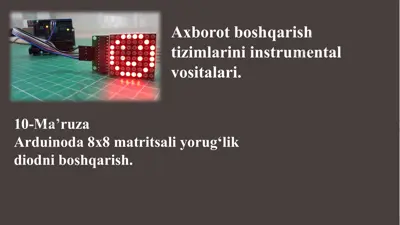 8x8 led matritsa — PPTX