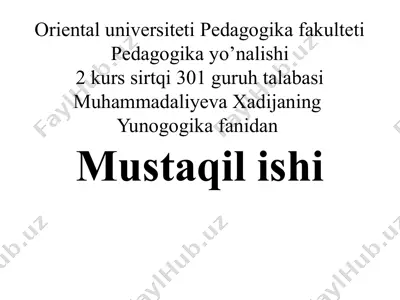 umumiy o'rtata'lim — PPTX