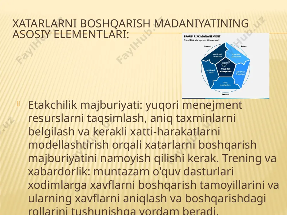 xatarlarni boshqarish madaniyati - Page 5
