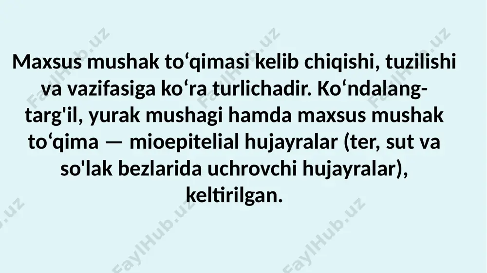 mushak to‘qimasi (textus muscularis) - Page 4