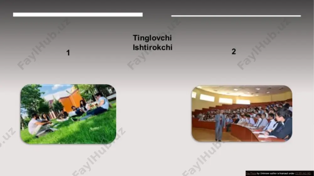 mbudsman instituti va uning yaratilishi mamlakatimizning, bmt ning bola huquqlari to`g`risidagi konvensiya bo`yicha o`z majburiyatlarini bajarishini nazorat qilishning ajralmas qismidir. bola huquqlari bo`yicha ombudsman dunyo xaritasida bola huquqlari to`g`risidagi konvensiyaning qabul qilinishi hamda bola huqulari kafolatlari to`g`risidagi qonunning qabul qilinishiga sabab bo`lgan vaziyatlarda farq bor deb o`ylaysizmi? maktab direktori sifatida o`quvchilar xavfsizligini ta’minladim …. mi ? bola huquqlarini himoya qilish bo`yicha qonunlarni bilmas ekanman…. bilishingizni yozma izohlang.vaqt ketdi 1,2,3,4,5,6,7,8,9,10 6 5 4 3 2 1 1.bola fikrini hurmat qilish: 2.o‘ynash, madaniy dam olish va san’at sohasidagi huquq: 3.ota-onaning javobgarligi: 4.o`z fikirini erkin bayon qilish huquqi: 5.ta’lim olish huquqi: 6.hayot,yashash va rivojlanish huquqi: raqamlardagi huquqlarni rasmlardagi holatga mos keladiganini tanlab tartib bilan joylashtirib chqing va “bola huquqlari bo`yicha konvensiya”ni bilish darajangizni baholang(tarqatma material beriladi). o`z javoblaringiz bilan taqqoslab ko`ring ota-ona javobgarligi ta’lim olish huquqi bola fikrini hurmat qilish hayot, yashash va rivojlanish huquqi o‘ynash, madaniy dam olish va san’at sohasidagi huquq …