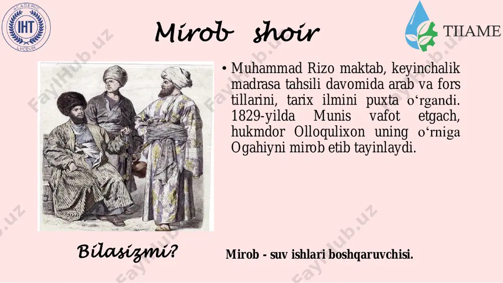 muhammad rizo ogahiy hayoti va ijodi - Page 5