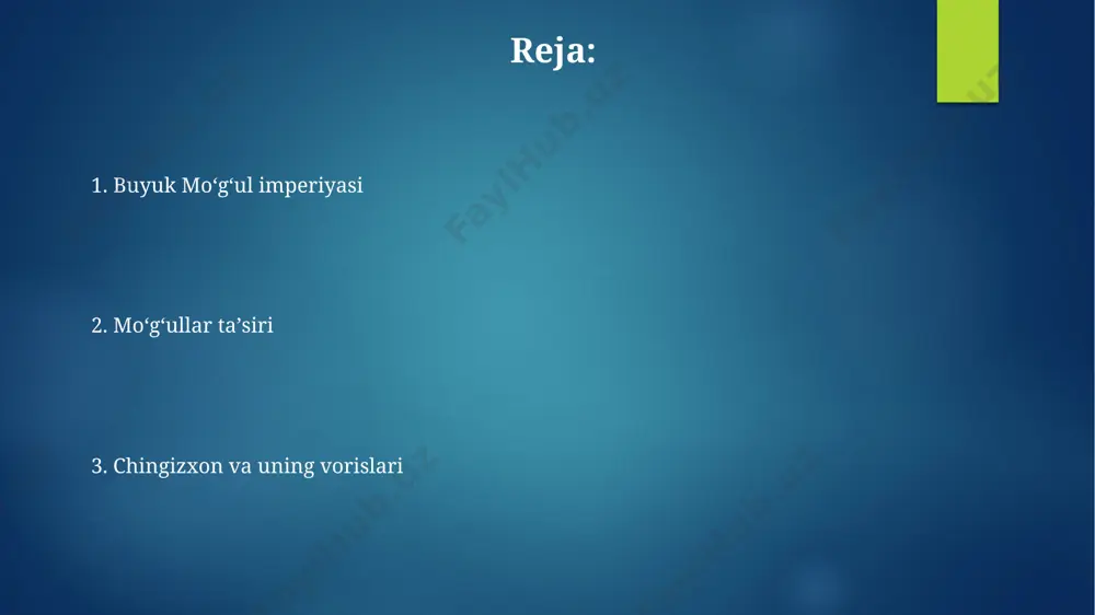 merosi moʻgʻul imperiyasining qulashi xv asrda sodir boʻlgan boʻlsa-da, uning taʼsiri, masalan, oltin oʻrda kabi davlatlar orqali, koʻp asrlar davom etdi. moʻgʻullar imperiyasi yevrosiyo boʻylab 25 million kvadrat kilometrdan ortiq hududni egallagan, bu zamonaviy yevropa ittifoqining hududidan ancha katta. ilxonlar davlati va uning taʼsiri ilxonslar davlati 13-asrda eron, iroq va kavkaz hududlarini o'z ichiga olgan keng hududni nazorat qilib, 300 yildan ortiq hukmronlik qildi va mintaqada yirik savdo yo'llarini boshqargan. ilxonlar davlati davrida, marvaridlar, ipak va ziravorlar kabi qimmatbaho tovarlarning xitoy, hindiston va yevropa o'rtasidagi savdosi sezilarli darajada rivojlangan. madaniy almashinuv va taʼsiri moʻgʻul hukmdorlari, masalan, hulaguxon, fors va turk madaniyatiga qiziqib, saroylarida koʻplab hunarmandlarni, olimlarni va rassomlarni toʻplagan, bu esa 1258 yildan keyin bagʻdodda yangi badiiy uslublarning shakllanishiga taʼsir koʻrsatdi. moʻgʻullar imperiyasi davrida 13-asrda samarqand va buxoro kabi yirik shaharlar orasida savdo yoʻllari sezilarli ravishda rivojlandi, bu esa xitoy, yaqin sharq va yevropa oʻrtasida keng miqyosli madaniy almashinuvga olib …