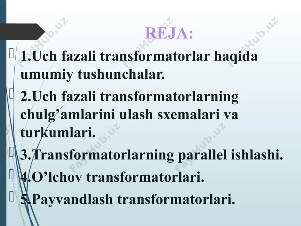 uch fazali transformatorlar - Page 2