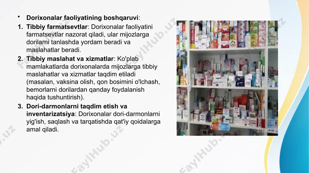 xorijiy mamlakatlarda dorixonalar - Page 5
