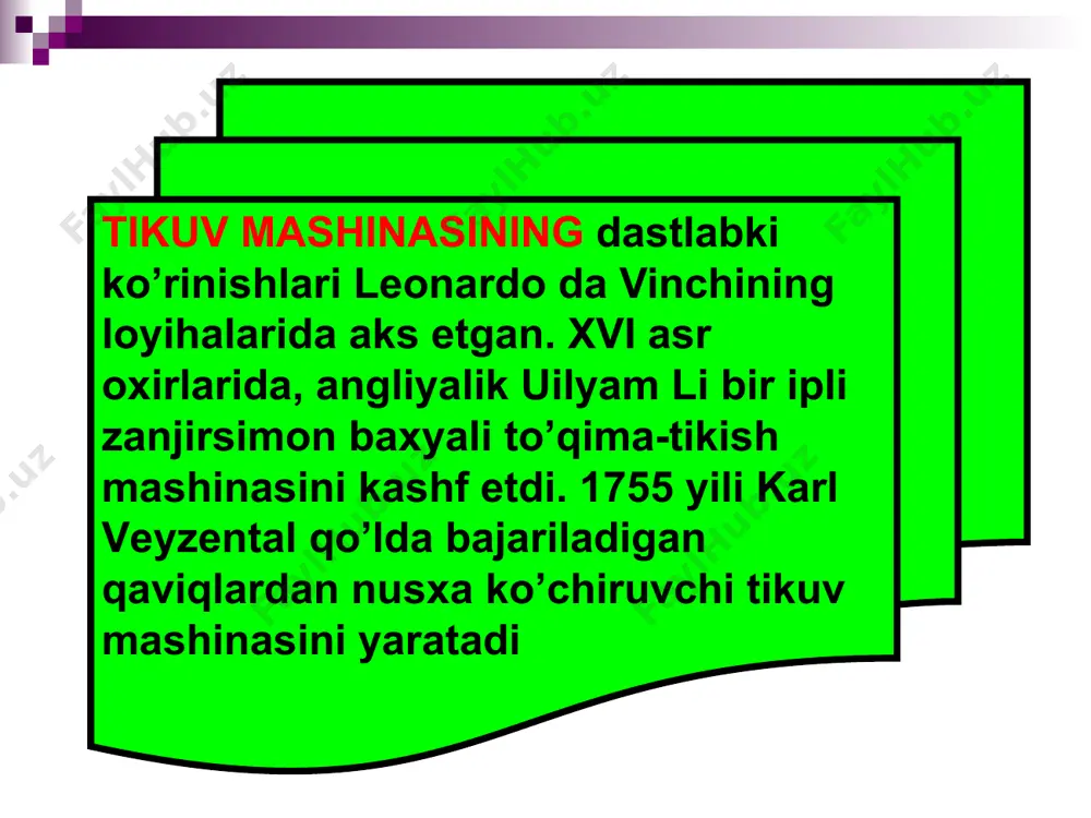 tikuv mashinalari to’g’risida umumiy ma’lumotlar - Page 4