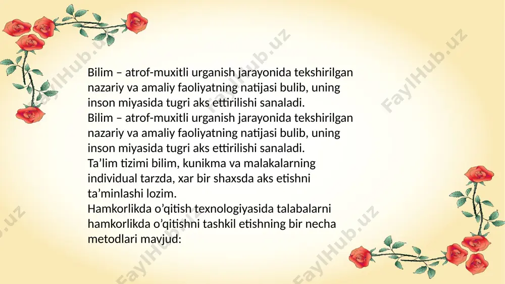 hamkorlik pedagogikasining tasnifiy belgilari - Page 4