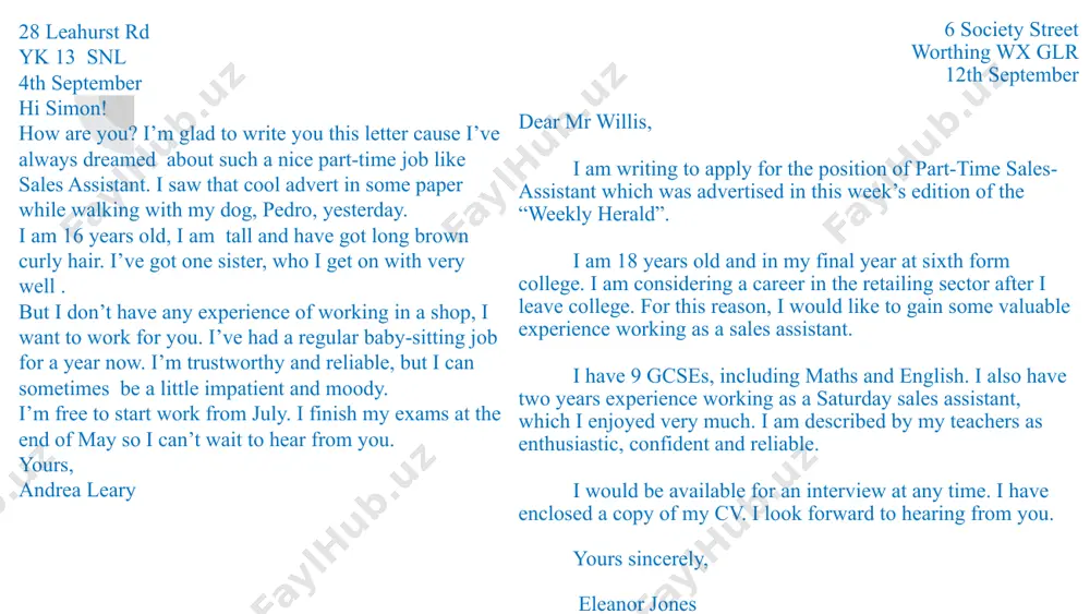 job application letter template - Page 4