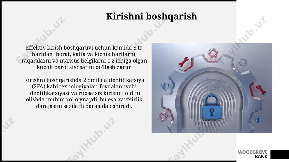 axborot xavfsizligini himoyalash usullari - Page 5