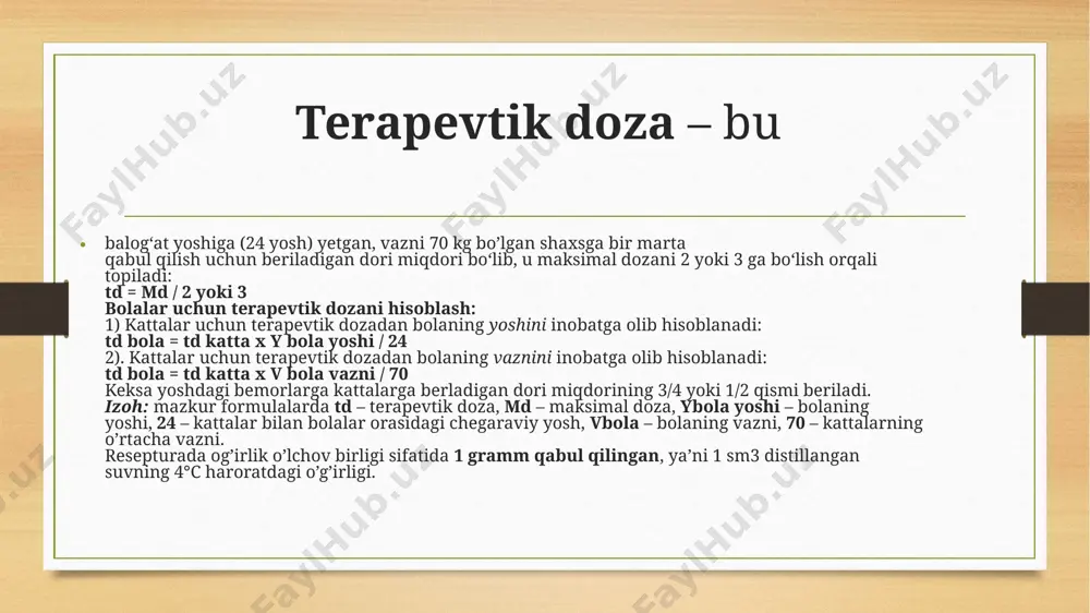 dozalar va o’lchov birliklari - Page 4