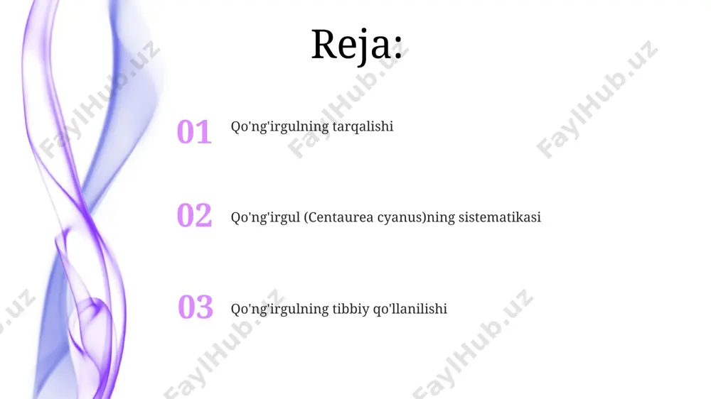 iyotida, 50 gramm gulli qismi 500 ml qaynoq suvda 2 soat davomida damlanadi va sovuqqotirish vositasi sifatida ishlatiladi. sistematika centaurea cyanusning genetik tahlili uning yaqin qarindoshlari bilan boʻlgan filogenetik munosabatlarini aniqlashda, shu jumladan, 20 dan ortiq dnk markerlarini ishlatib, evolyutsion tarixini ochib berishda muhim rol o‘ynaydi. turli xil morfologik xususiyatlar, jumladan, gul boshi shakli, barglarning tuzilishi va urugʻlarning tuzilishi, centaurea cyanusning aniq taksonomik tasnifini oʻrnatishda qoʻllaniladi, bu esa, taxminan 10 ga yaqin kichik turga boʻlinishini koʻrsatadi. qo‘ziquloq (centaurea cyanus) asteraceae oilasiga, centaurea turkumiga mansub boʻlib, taxminan 600 ga yaqin turga ega boʻlgan katta va murakkab taksonomik guruhiga kiradi. tayyorlash usullari maydalangan quritilgan gullardan 2 choy qoshiq miqdorida 200 ml qaynoq suv quyib, 30 daqiqa davomida termosda damlab qo'yiladi, so'ngra suzib olinadi va kuniga 3 marta 50 ml dan ichiladi. qo'llaniladigan qismlarining (gul, barg, ildiz) 5-10 gramm miqdorida suvda 15 daqiqa davomida qaynatilishi orqali tayyorlanadigan damlama, yallig'lanishga qarshi ta'sirga ega. spirtli …