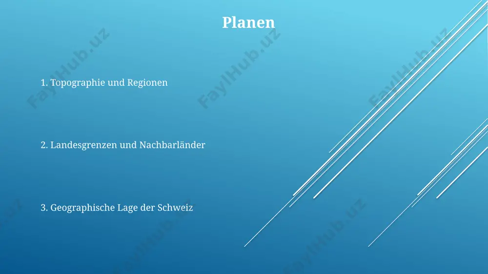 rzen vegetationsperioden und die rauen bedingungen angepasst sind. alpenregion und ihre ausprägung die ausprägung der alpenlandschaft zeigt eine starke vertikale zonierung, mit unterschiedlichen vegetationsstufen von der subalpinen bis zur nivalen stufe und ausgeprägten glazialen formen. die alpen gliedern sich in verschiedene gebirgsgruppen, darunter die zentralalpen mit ihren über 4000 meter hohen gipfeln und die weniger hohen, aber landschaftlich reizvollen voralpen. die alpenregion umfasst etwa 60% der schweizer landesfläche und beherbergt über 70% der bevölkerung in dicht besiedelten tälern und an deren flanken. landesgrenzen und nachbarländer die schweiz besitzt keine küstenlinie und ist vollständig von land umschlossen, was ihre geographische lage als binnenstaat im herzen europas unterstreicht. die schweiz grenzt an fünf länder: deutschland (670 km), frankreich (573 km), italien (740 km), österreich (164 km) und liechtenstein (41 km). diese zahlen repräsentieren die ungefähre länge der jeweiligen landesgrenzen. der bodensee wird von deutschland, österreich und der schweiz geteilt, was zu einer …