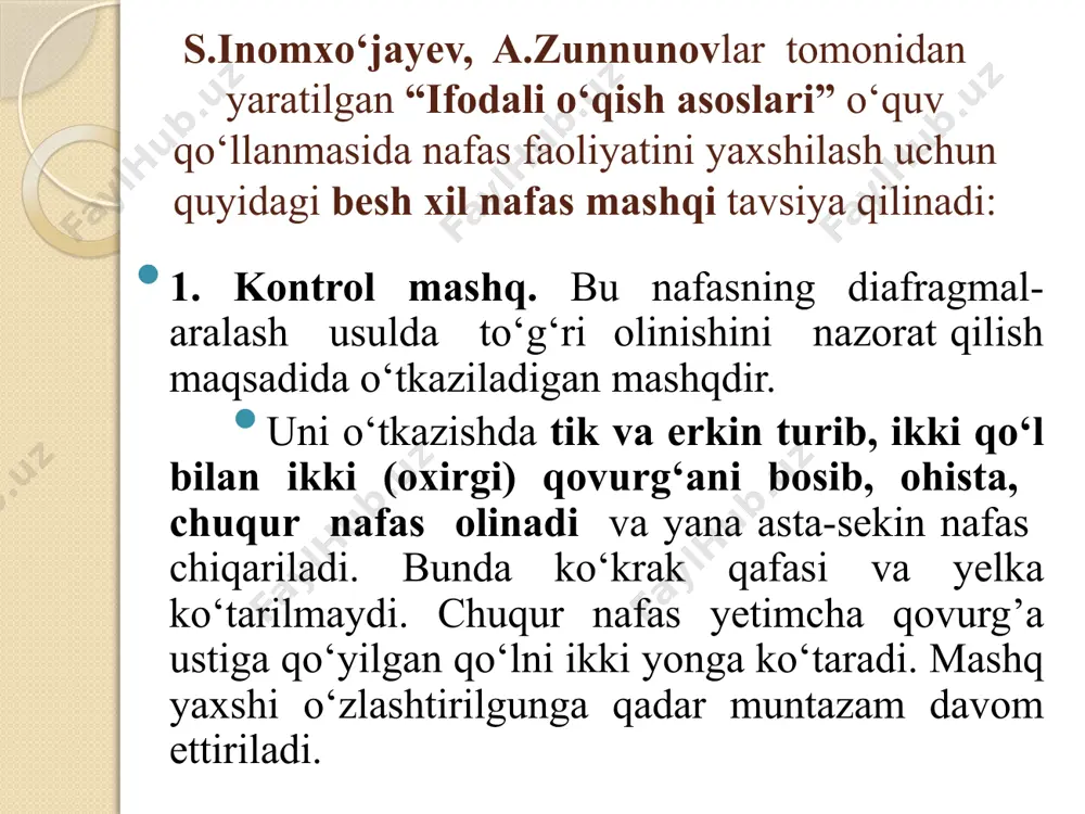 hibi bo‘lgan ekan. u kishi zabur oyatlarini tilovat qilganlarida hatto osmondagi qushlar ham payg‘ambar boshi uzra gir-gir aylanib, ovozlaridan sarxush bo‘lib uchib ketolmay qolar ekan. “qissai rabg‘uziy”da esa shunday hikoya uchraydi: “rum viloyatining odati bor, tevalari chaliqliq (sho‘x) burunduqlatmasalar yangi tushgan kelinlarni kelturub un tuzub yirlayturlar. tevalar ularning ovozlariga xushlanib o‘zlarindin kecharlar - ilikka ilinurlar”. darhaqiqat, inson ziynati hisoblangan yoqimli ovozda sehru joziba bor. so‘z ijrochiligi bilan shug‘ullanuvchi kishilar, xususan, o‘qituvchilarning ovozida ham mana shunday joziba bo‘lishi zarur. jarangdorlik, keng diapazonlik, chidamlilik, o‘zgaruvchanlik, tashqi shovqinlarga nisbatan barqarorlik kabi belgilar ovozning jozibadorligi va ta’sirchanligini ta’minlovchi xususiyatlardir. qadimgi dunyoning mashhur notiqlaridan bo‘lgan mark tulliy sitseron ovoz tovlanishlari va uning inson hissiyotlariga ta’siri haqida shunday deydi: «...agar kimda-kim suxandonlikda birinchi bo‘lishni xohlasa, g‘azabli joylarda tarang, keskin, sokin joylarda muloyim ovozda gapirsin; past ovoz unga salmoqdorlik, titroq ovoz ko‘ngilni yumshatuvchi kuch baxsh etadi. faqat uchtagina: past, yuqori va o'zgaruvchan ohanglar yordamida taronalarda shunchalik rangin …