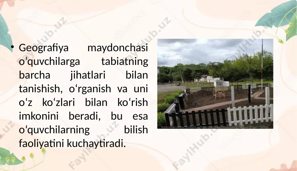 geografiya maydonchasi va unda amaliy ishlami tashkil qilish - Page 3