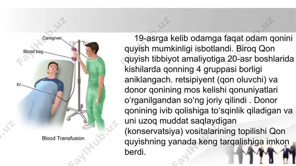 qon va suyuqliklarni quyishga tayyorlash - Page 4