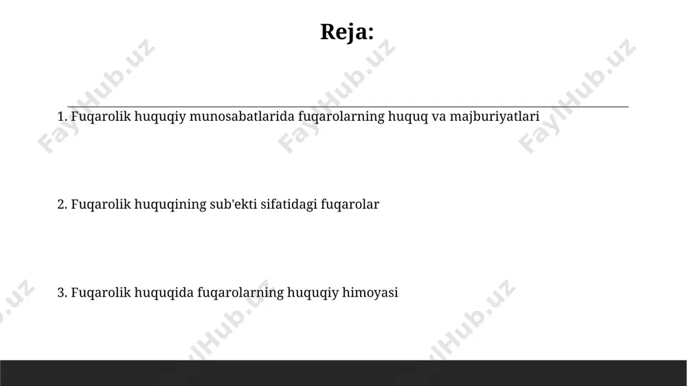 riy o'rta ta'limning ta'minlanishi va samarqand viloyati kabi hududlarda 10% ga yaqin maktabgacha ta'lim muassasalarining mavjudligi aks ettiradi. fuqarolik sud ishlari samarqand viloyati sud amaliyotida 2023-yilning birinchi choragida fuqarolik ishlari bo‘yicha o‘rtacha sud jarayoni muddati 3 oydan oshdi, bu esa sud ishlarini tezlashtirish zarurligini ko‘rsatadi. fuqarolik sud ishlari bo‘yicha o‘zbekiston respublikasining fuqarolik kodeksi 100 dan ortiq moddalarni o‘z ichiga olib, mulk huquqlari, shartnomalar va meros masalalarini tartibga soladi. huquqni qo'llash tartibi “huquqni qo'llash tartibi”da 1998-yildan kuchga kirgan 25-moddaga asosan, fuqarolarning huquqlari va erkinliklarini himoya qilish uchun sudlar, shu jumladan toshkent shahar sudlari muhim rol o'ynaydi. o'zbekiston respublikasining "huquqni qo'llash tartibi" to'g'risidagi qonun hujjatlarida 50 dan ortiq modda mavjud bo'lib, ular fuqarolar uchun 100 ga yaqin huquqiy protseduralarni tartibga soladi. fuqarolik huquqining subyektlari 2000-yildan keyin qabul qilingan o'zbekiston respublikasining fuqarolik kodeksi, fuqarolik huquqi subyektlari sifatida yuridik shaxslar, shu jumladan, korxonalar va nodavlat tashkilotlarini 3-bobda aniq belgilab beradi. toshkent shahrida joylashgan sudlar, …