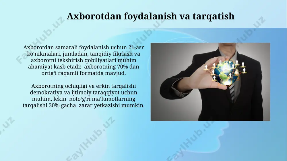 axborot madaniyati bo‘yicha taqdimot - Page 3